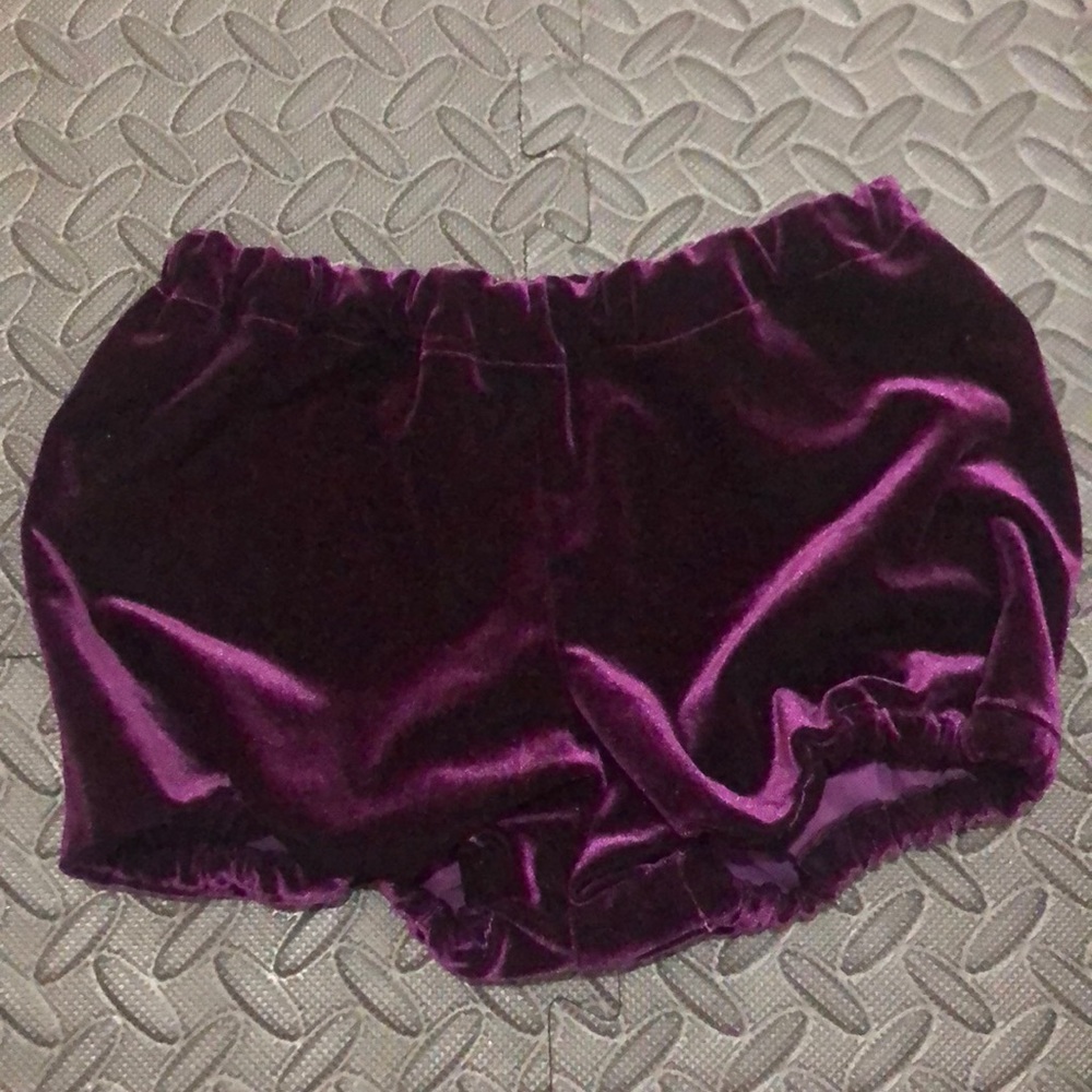 Lorin Lane Clothing purple velvet bloomers sz 2/3
